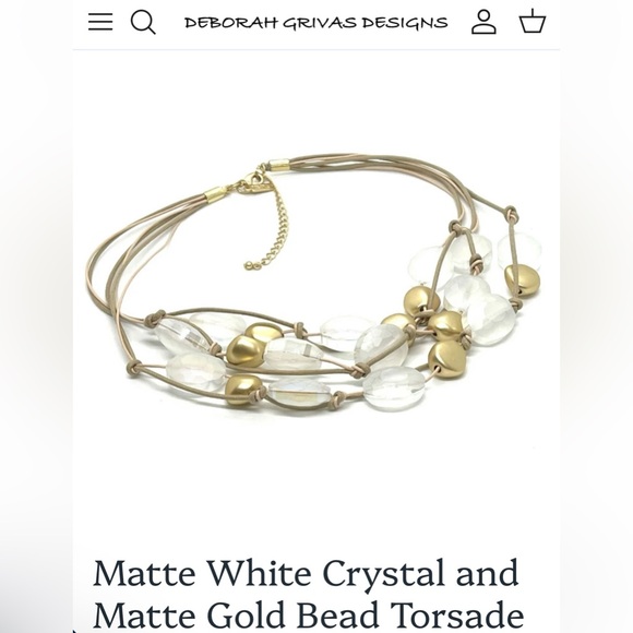 Brand New! Deborah Grivas Necklace